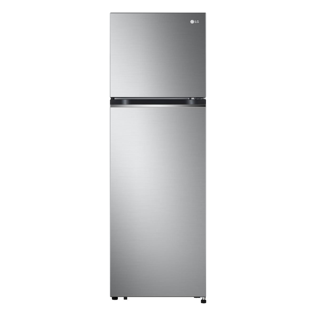 LG Two Door Refrigerator, 9.3 cu.ft, 264 Ltr, Inverter, Silver - LT11CBBSIV