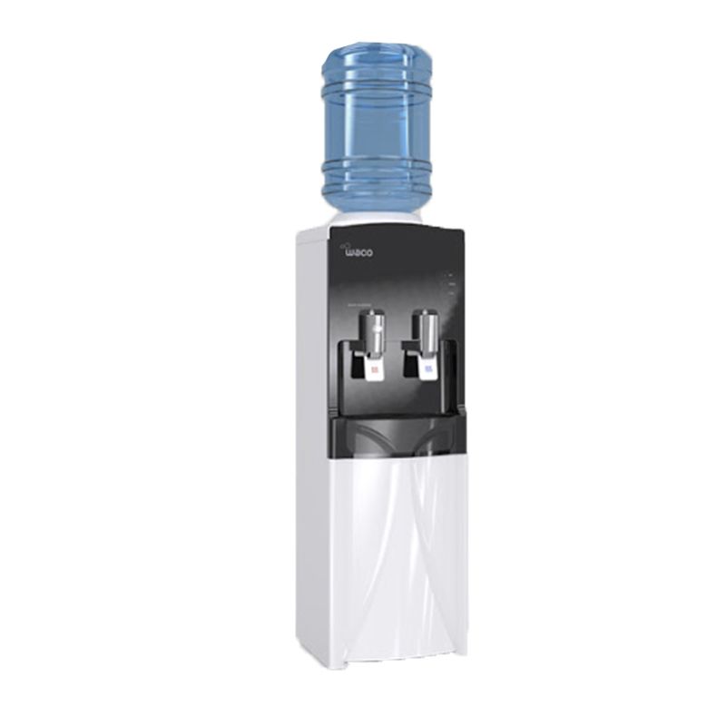 WACO Hyundai Stand Water Dispenser 2 Taps Hot/ Cold, Made in Korea, Black - W2-150