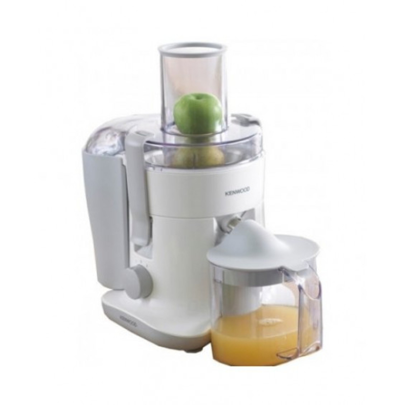 KENWOOD Juicer 700W, Capability Pulp and Fruit Seed 1.5 L, Jug 0.75 L, Two Speed, White - OWJE680001