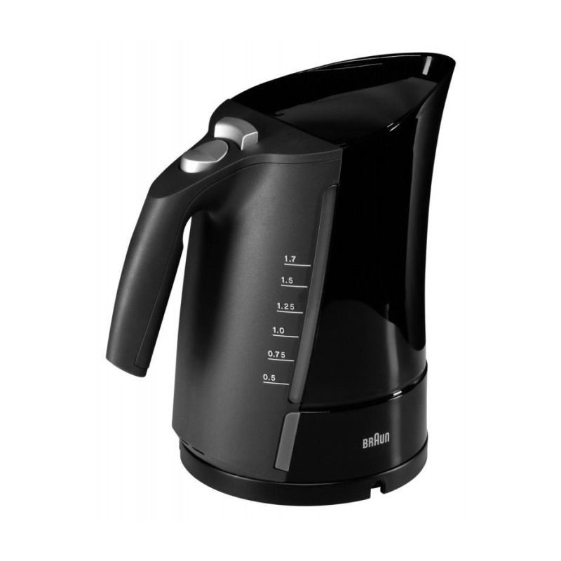 BRAUN kettle 1.7 L, 3000 W, BLACK - WK500