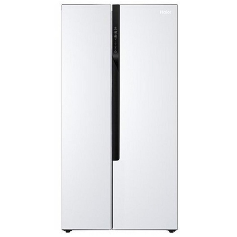 Haier refrigerator 2 door Side by Side 19.8 feet, 560 Liter, inverter, No frost, Chinese Industry, White - HRF-718DW