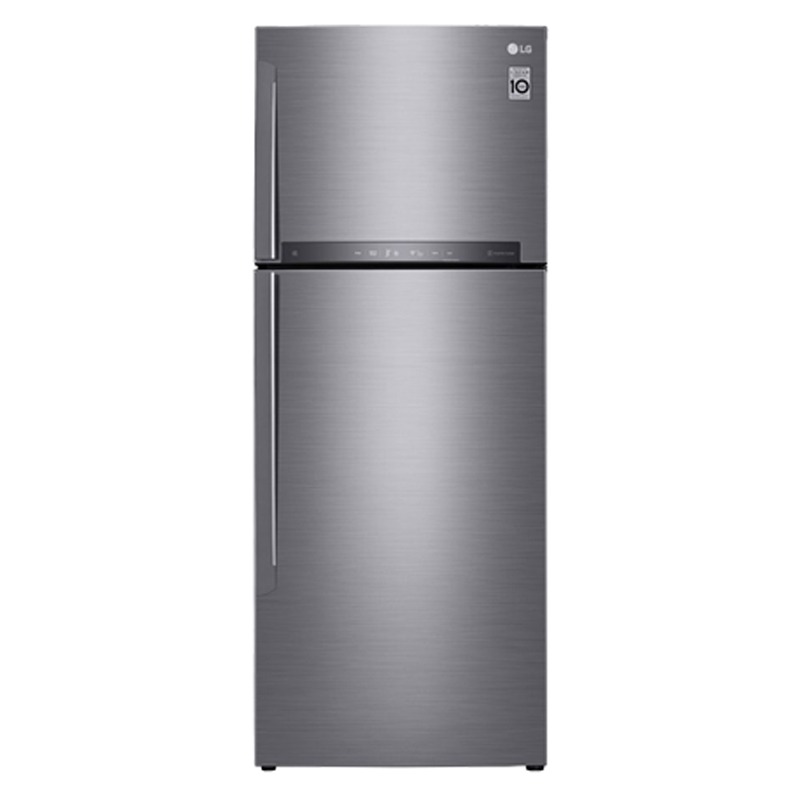 LG Refrigerator 2 door, 15.4 ft, Wi-Fi, LED lighting, Silver - LT17HBHSLN