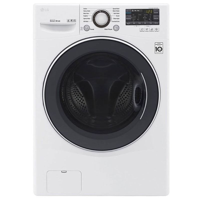 LG Washing Washing Machine 14 kg Front Load, Drying 100%, white - WC1408WH 