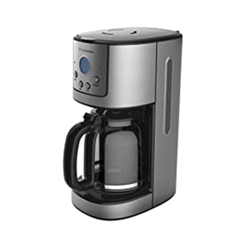 هومر صانع القهوة 1.8 لتر، 900 واط، شاشة رقمية بدون اضاءة، رمادي - HSA241-02