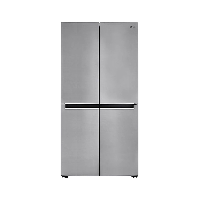 LG Refrigerator Two Door Side by Side 26.7 Feet, 755 Liters, Multi Air Distribution, Hygiene Fresh, Korean Industry, Silver Platinum - LM334BBSLN 