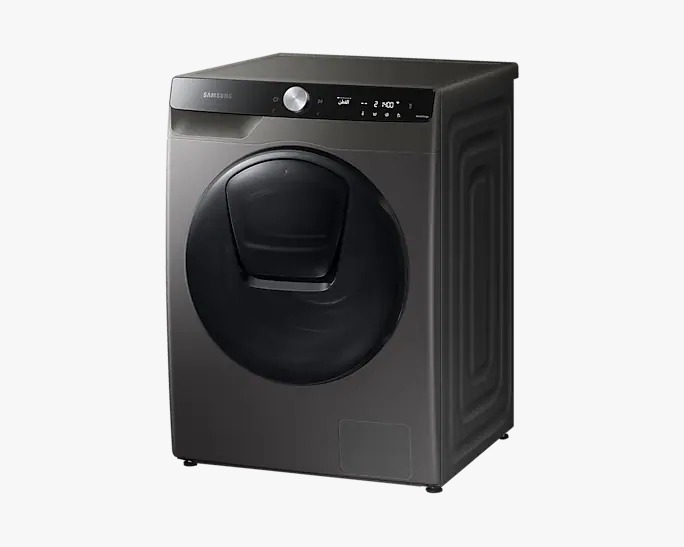 SAMSUNG Washing Machine Front Load 9 Kg, Drying 75%, 18 Programs, 1400RPM, LED Light, Black - WW90T754DBXYL 