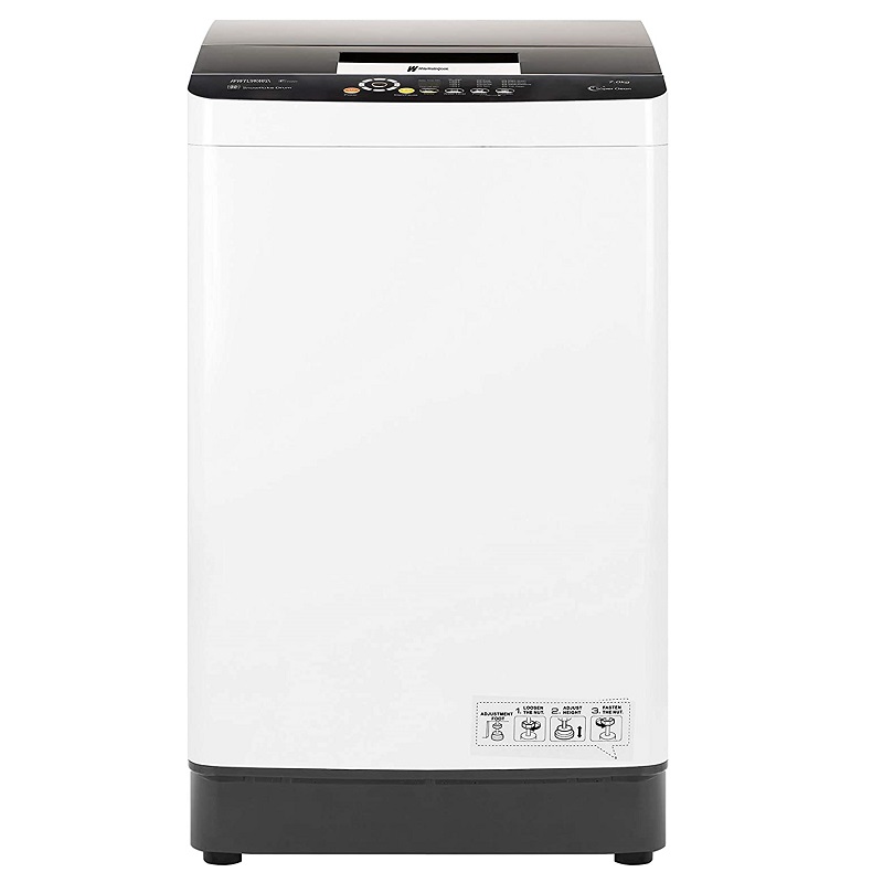 WHITE-WESTINGHOUSE Automatic Washing Machine 7Kg Top Loading, 8 Programs, White - WWTL9KW07N