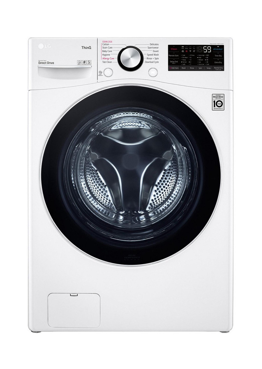 LG ,13 kg Washer with 7 Kg Dryer, Front Load washing Machine,White,WS1308WHT 