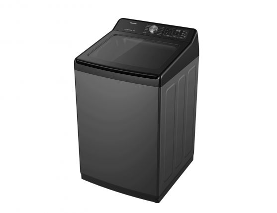 Hisense Top Load Washing Machine, 15Kg, Grey - WT15RB
