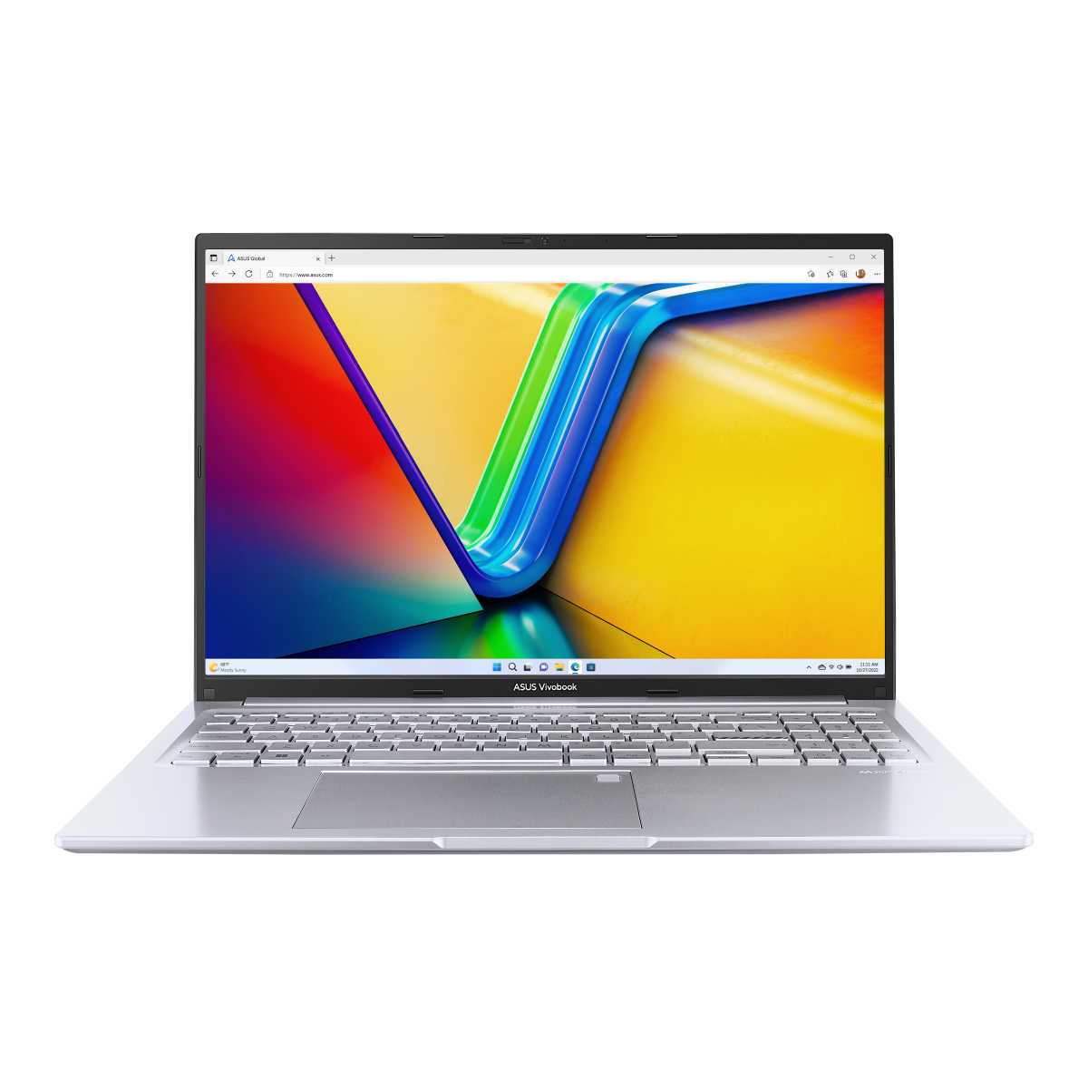 Asus Vivobook 16"WUXGA FHD ,Intel Core i3 , 8GB RAM,256GB SSD ,Windows 11, Silver, X1605ZA-MB057W