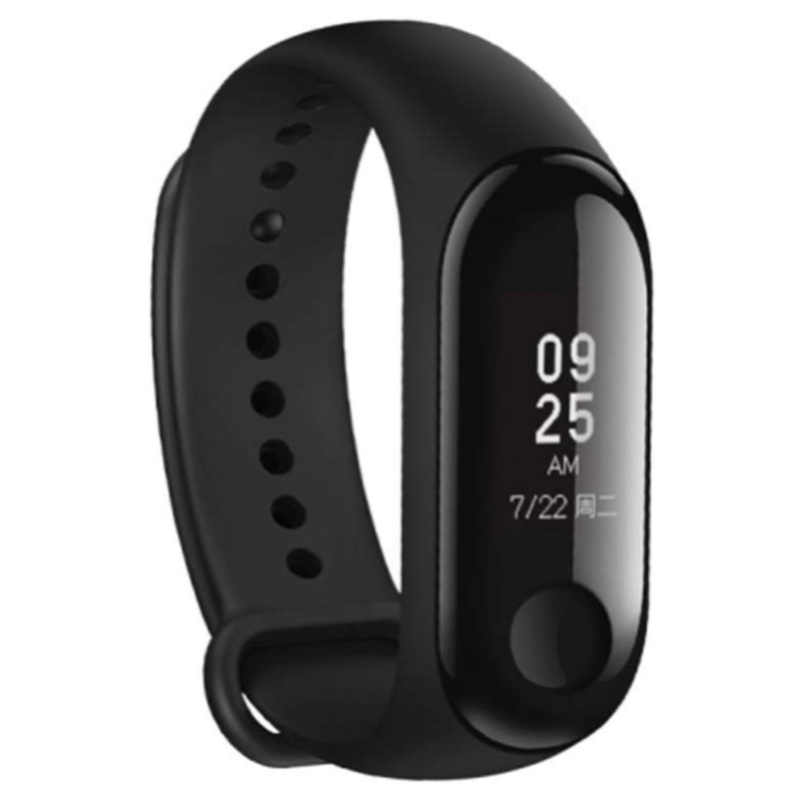 Xiaomi MI Band 3 Fitness Tracker 50m, Waterproof, Smart Band, OLED Display, Touchpad Heart Rate Monitor, Wristbands Bracelet - Black