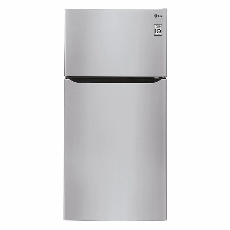 LG Top Freezer Refrigerator 23.2ft, Smart, Inverter, Silver - LT24CBBVLN